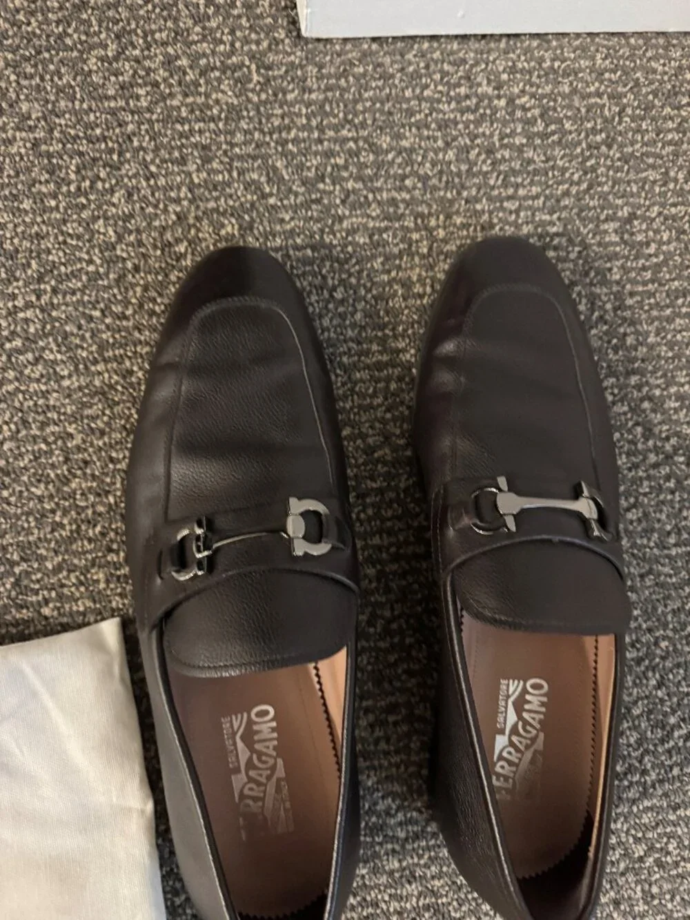 Salvatore Ferragamo Men’s Leather Loafers – Excellent Condition